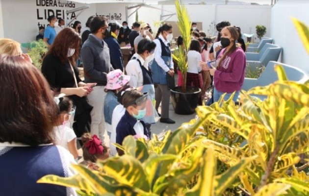 CSA Puebla reinaugura su jardín de la salud 