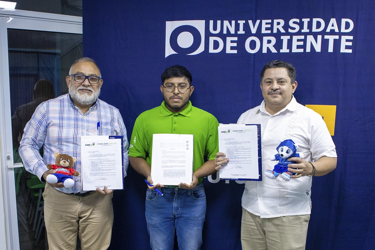 Firma de convenio con Bambutea - Colegio Sn Ángel Coatzacoalcos y Universidad de Oriente