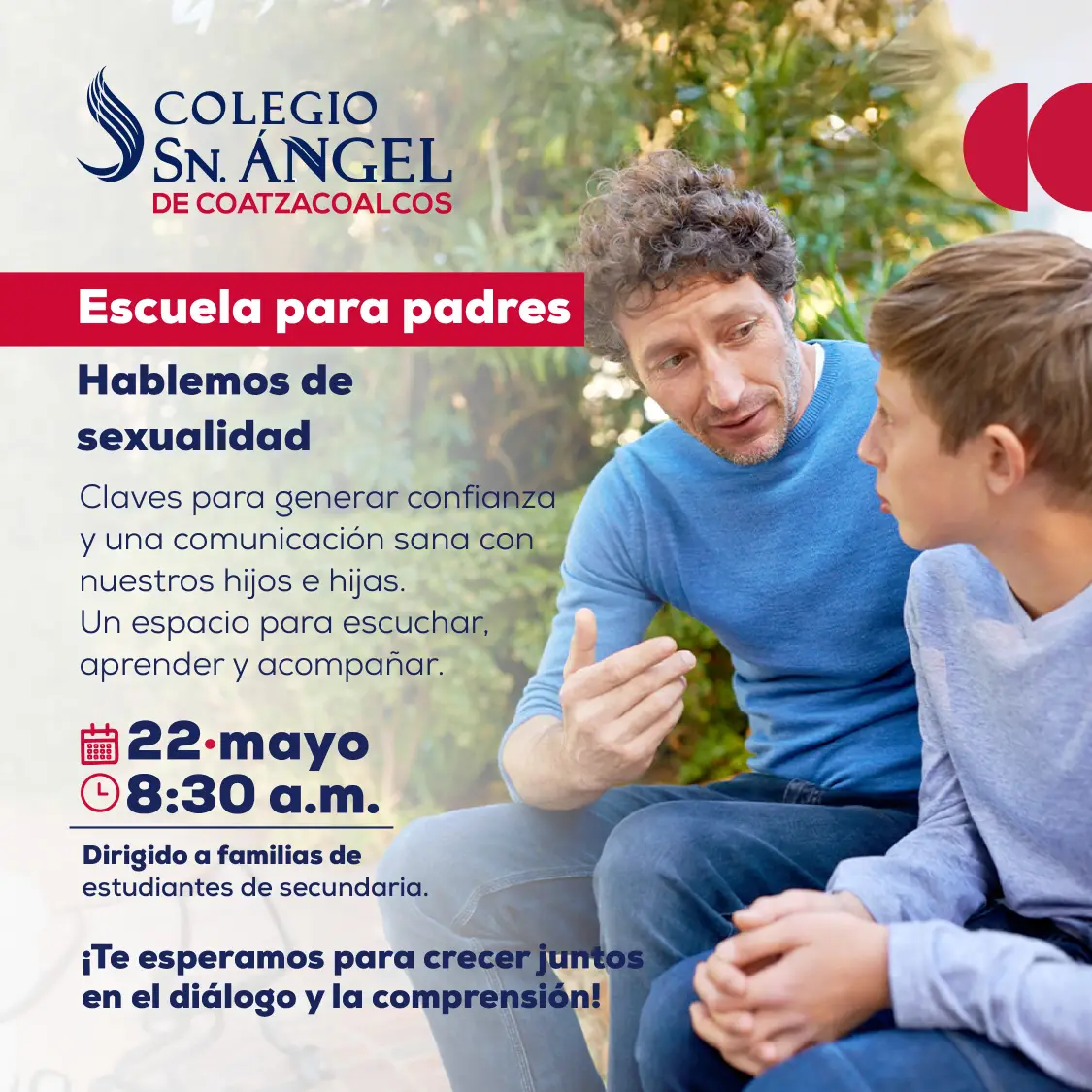 Escuela para padres - Hablemos de sexualidad - Colegio Sn Ángel Coatzacoalcos