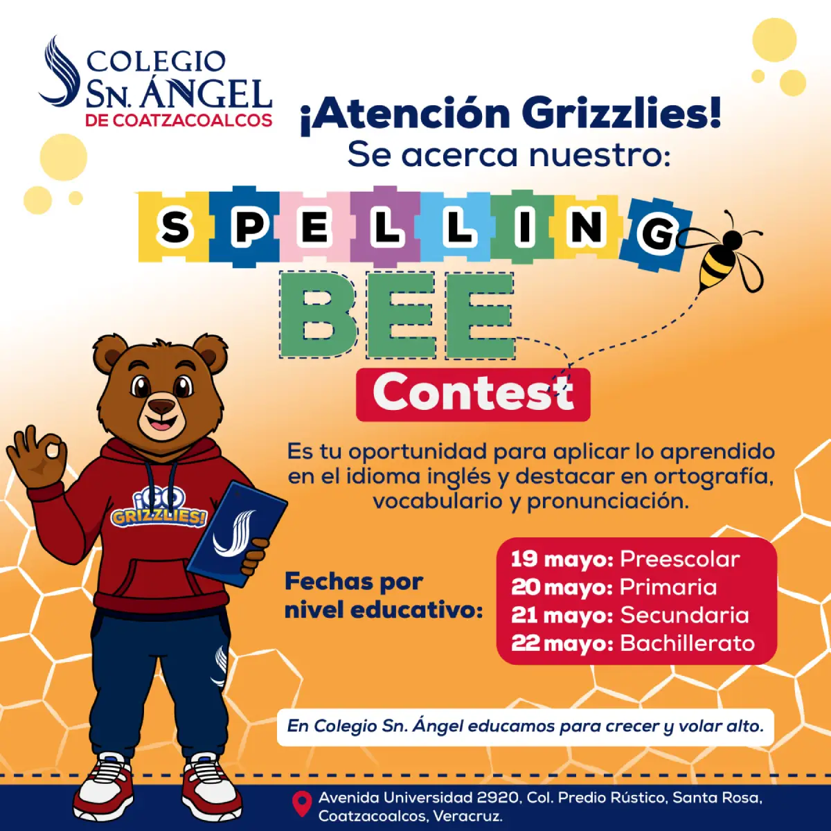 Spelling Bee Colegio Sn Angel Coatzacoalcos