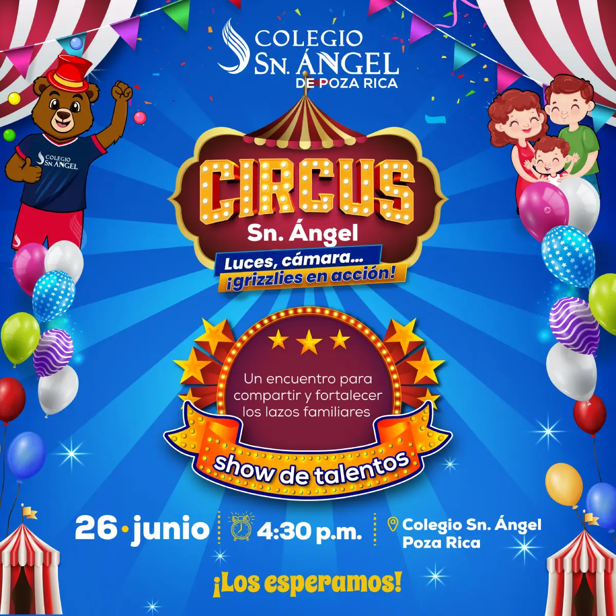 Día de la Familia - Circus 2025 Colegio Sn Ángel Poza Rica