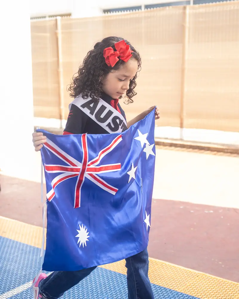 Modelo naciones unidas - Bandera de Australia - Colegio Sn Angel Poza Rica